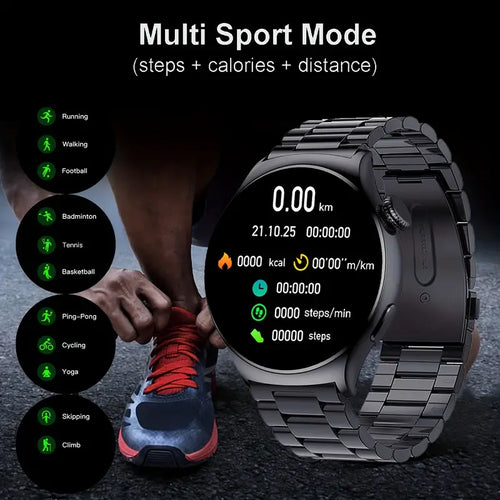 big screen smart watch – bluetooth fitness tracker