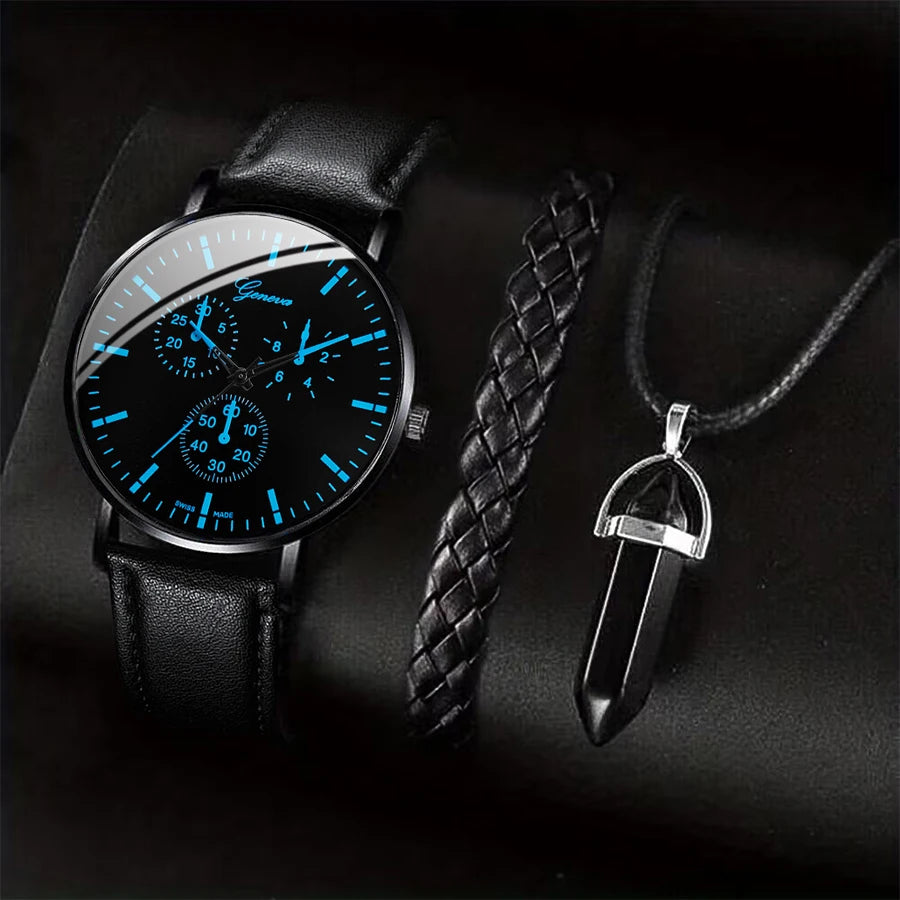 men’s business watch gift set