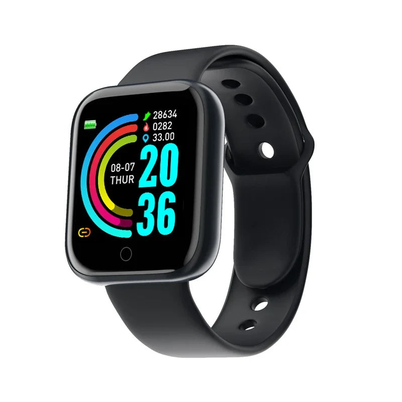nneoba multifunctional fitness smart watch black