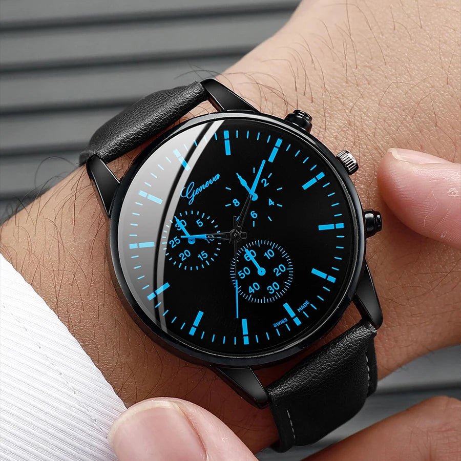 men’s business watch gift set