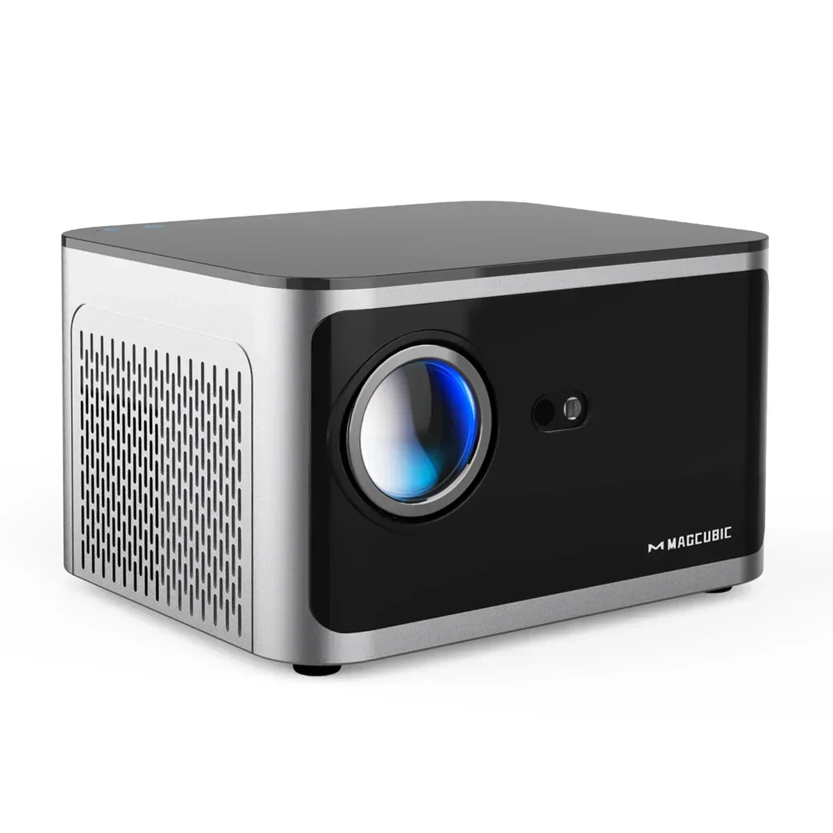 4k android 11 smart projector 1080p led wifi6 black