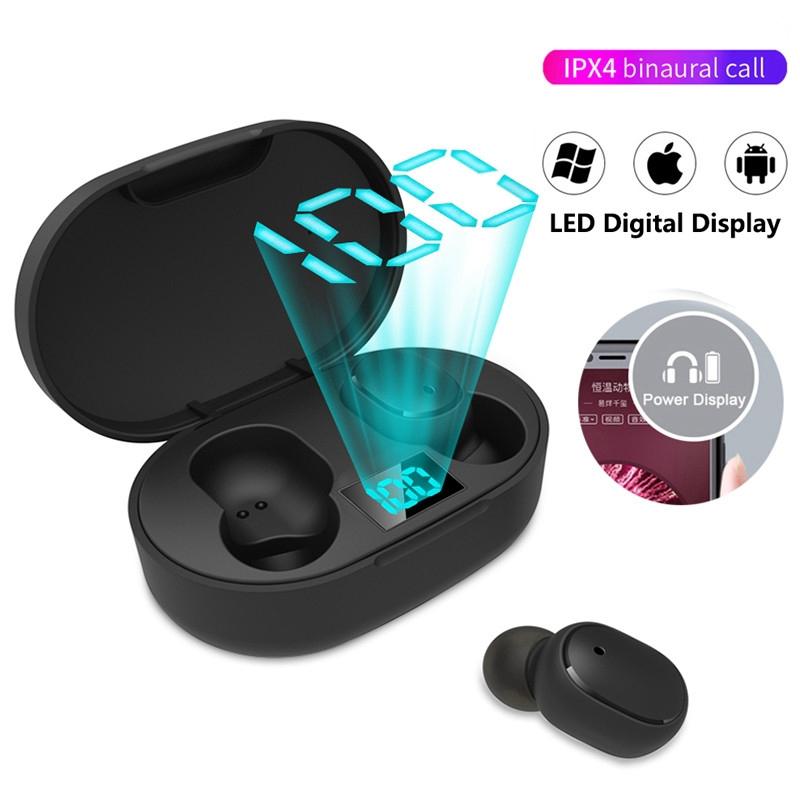 NNEIDS waterproof TWS Bluetooth earbuds with LED display