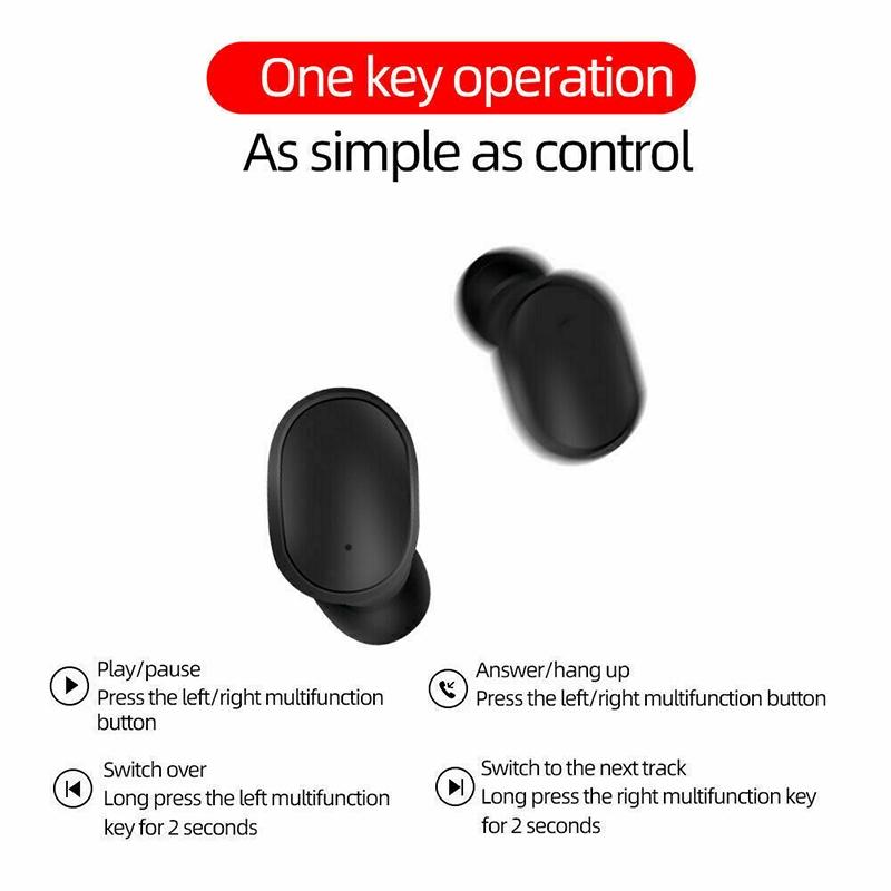 NNEIDS waterproof TWS Bluetooth earbuds with LED display