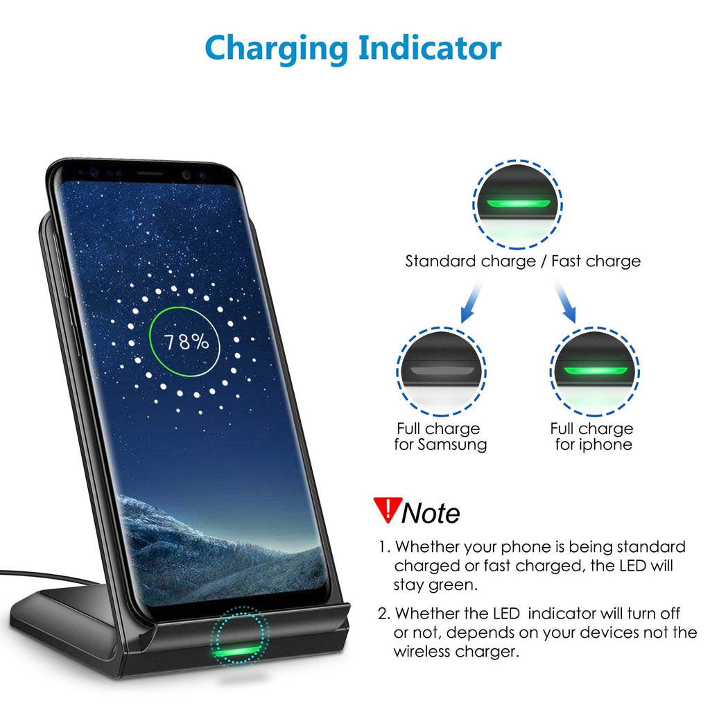 NNEDSZ T524-S Qi wireless charger stand