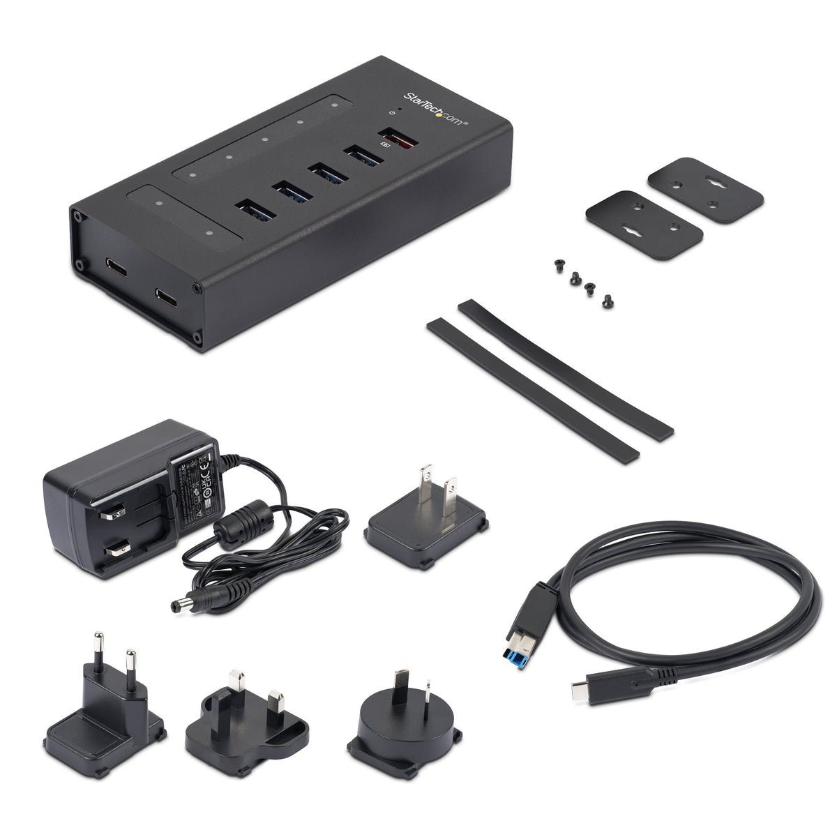 StarTech 7-port USB-C hub with 5Gbps data transfer