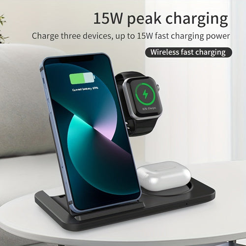 3-in-1 fast wireless charger for iPhone and Apple devices